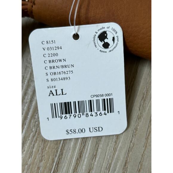 Free People Distressed Vegan Wallet in‎ Brown NWT - Picture 6 of 8